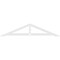 Ekena Millwork Pitch Artisan Architectural Grade PVC Gable Pediment, 72"W x 15"H x 1"P (5/12) GPP072X015X100ART - alternate 5
